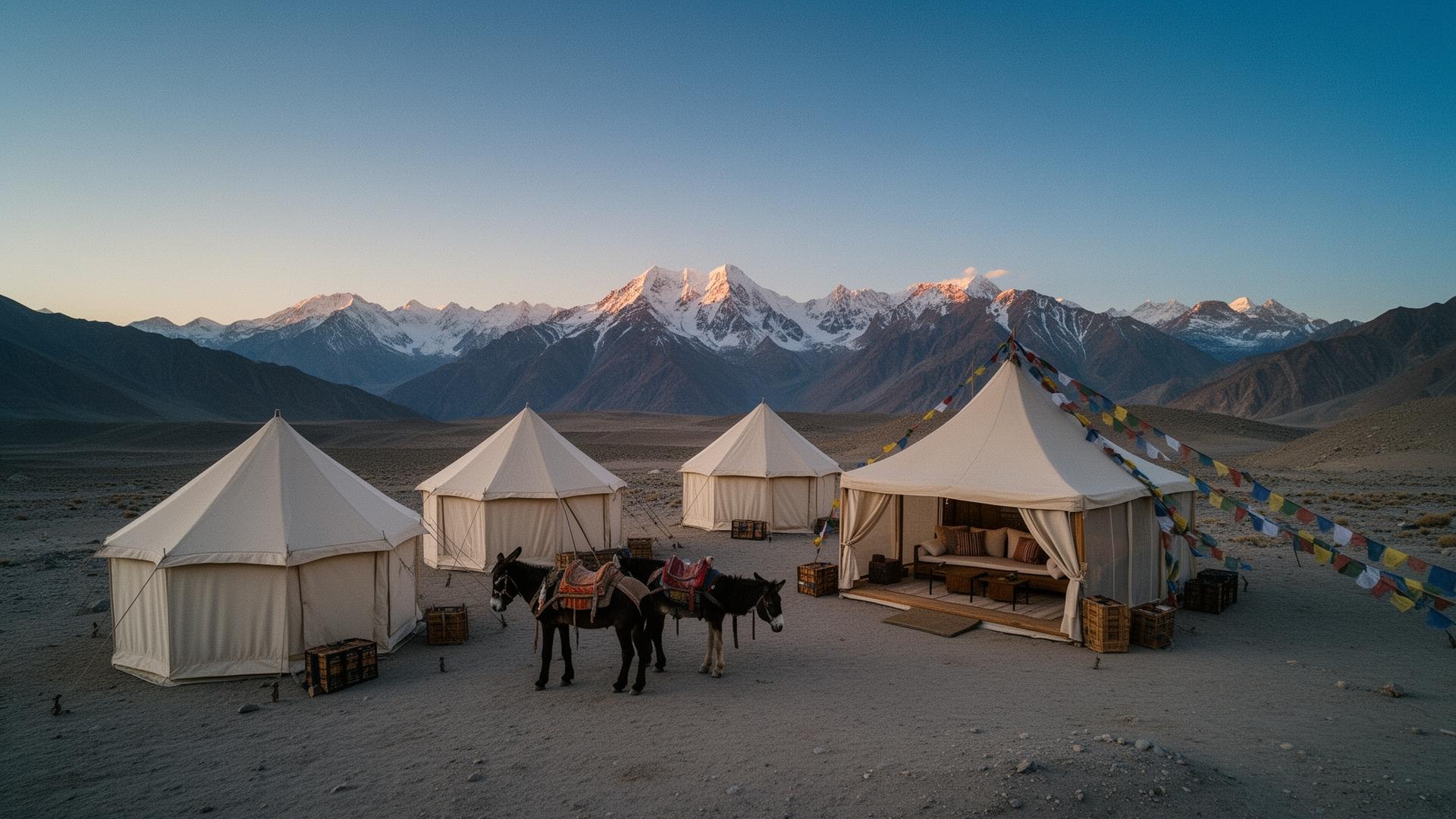 Desert Rose camp in Ladakh